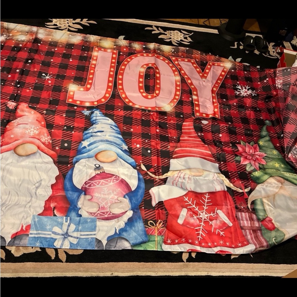 Christmas Garage Door Backdrop 6ft x 13ft-NEW